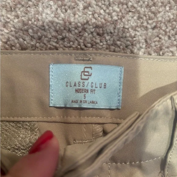 Class Club Kids' Tan Formal Pants - Picture 3 of 3